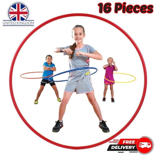 16pcs plastic solid hula hoops - plastic,