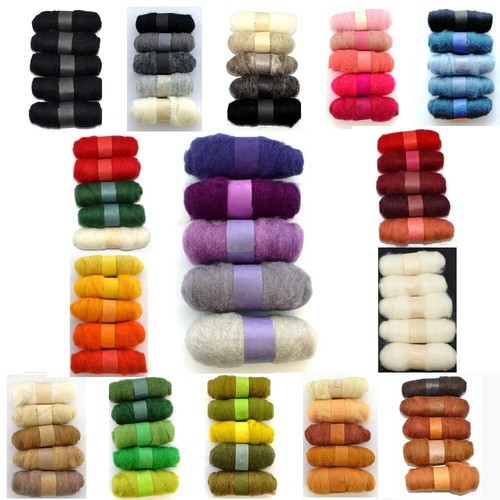 20g carded wool batts - 20g,