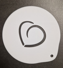 Heart Shape Coffee Stencil Cappuccino Art Creative Barista Re-useable