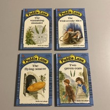Bundle of 4 Vintage Ladybird Puddle Lane Reading Programme Books Stage 1 (5-8)