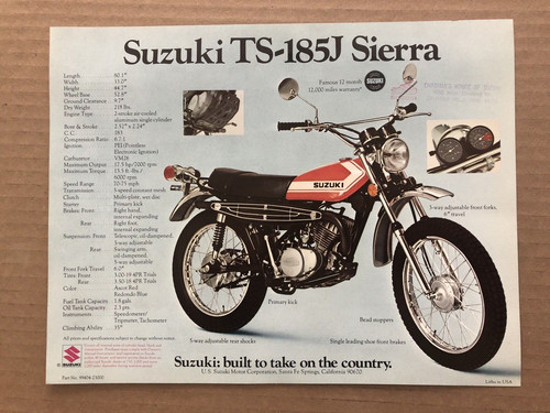 Vintage suzuki motorcycle - vintage,