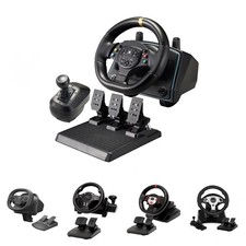 DOYO 6 types Universal Gaming Steering Wheel With Pedals & Shifter Fast Deliver
