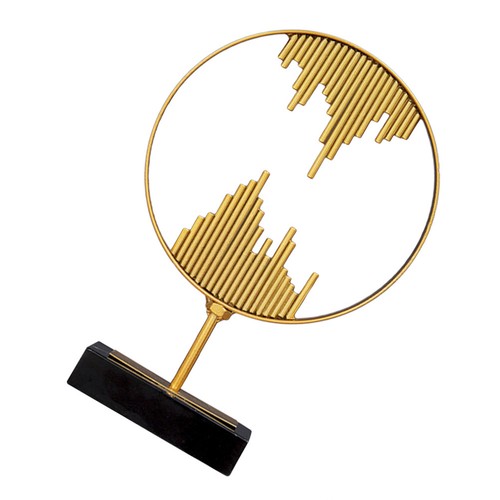 1pc iron art ornament abstract - iron,