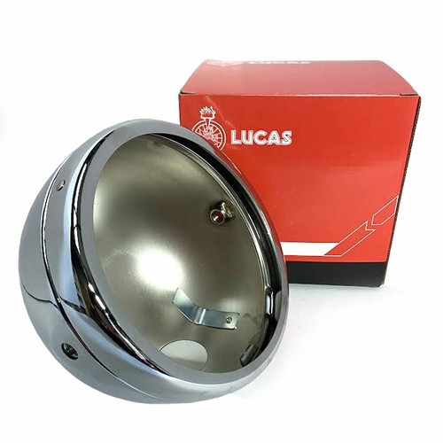Lucas chrome headlight - lucas,