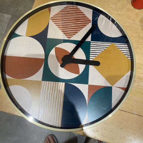 Habitat geometric wall - habitat, clock
