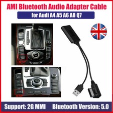 AMI 2G MMI Bluetooth Audio Adapter Aux Cable Stereo For. Audi A4 A5 A6 A8 Q7 UK