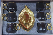 Turkish Tea Set of 6 Cups With