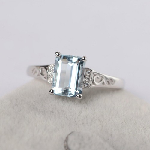 2ct lab created - 2ct, aquamarine