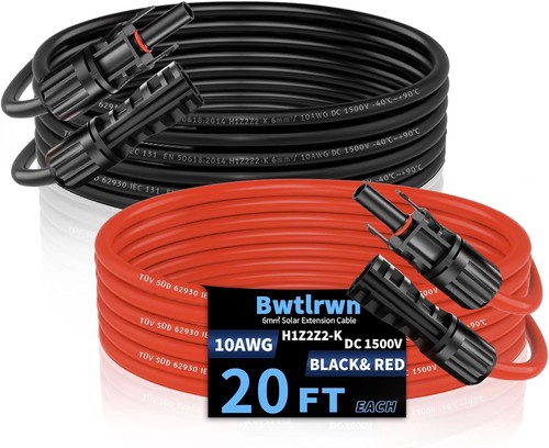 Pairs 4mm 6mm solar - 1, 6mm²