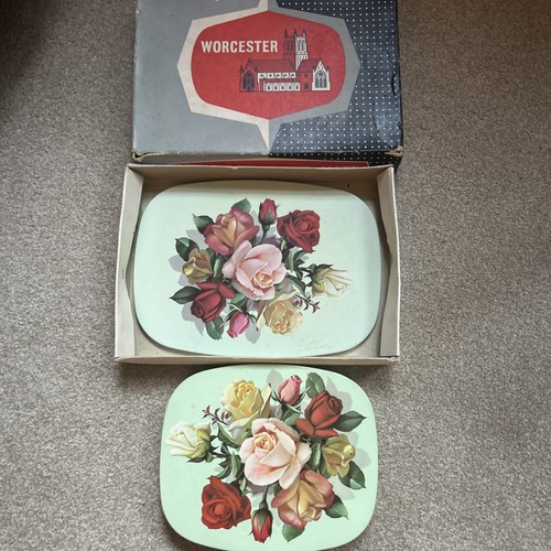 Worcester ware 50s placemats - worcester,