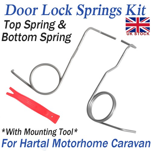 Door lock springs - door,