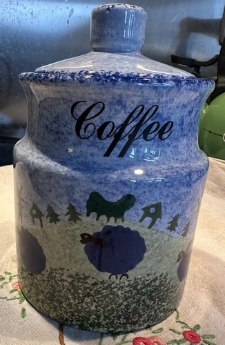 Arthur wood ceramic coffee jar - wood,