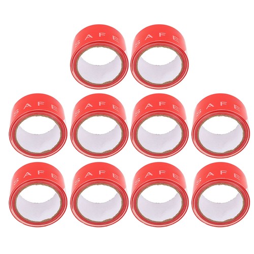10pcs red white caution tape - 10pcs,