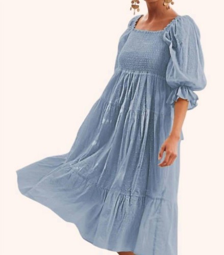 Bibi sheered swiss dot tiered - dot,