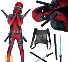 Deadpool Costume Cosplay Kids