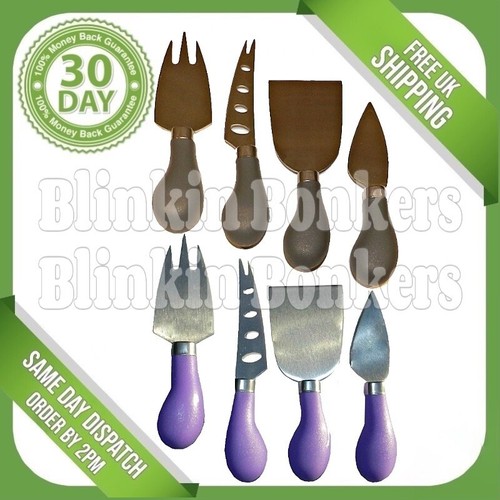 4pc cheese knife set - 4pc, stainless