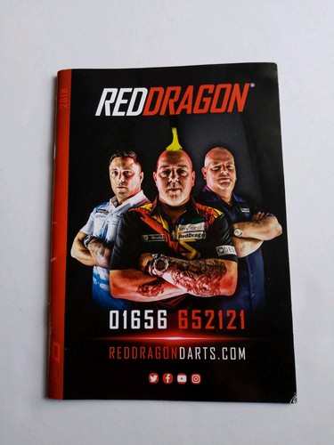 Vintage red dragon - red, darts