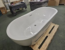 TL2348 WHITESPACE WSSEN16 SENNA FREESTANDING ACRYLIC BATH. WHITE.