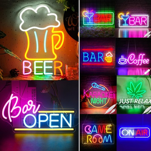 Coffee beer led neon sign - led,