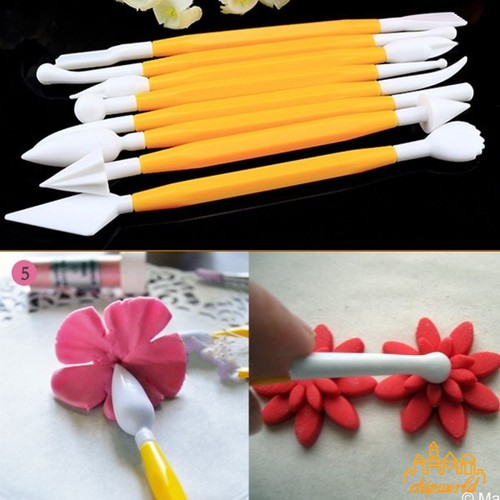 1set 8pcs fondant cake - 1set（8pcs),