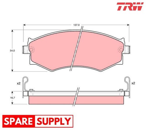 Brake pad set disc - set,,
