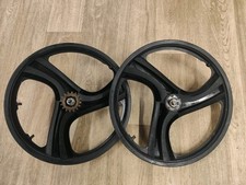 Black 3 Spoke BMX Mag Wheel