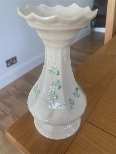 Belleek irish porcelain vase - irish,