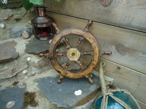 Ships wheel mango wood - ships,