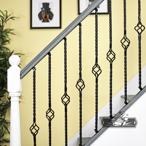 Single basket rope twist stair - single,