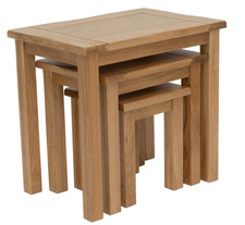 Nest of Tables,  Solid Oak