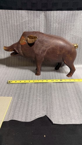 Vntg wooden leather wrapped - vntg.,