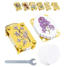 Mini Flower Press Keychain