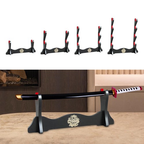 Wooden samurai sword stand - samurai,