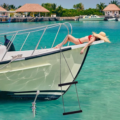 Boat rope ladder - boat,