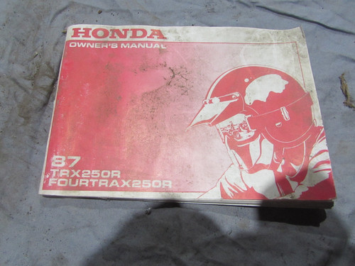 1987 honda trx250 trx250r - honda,