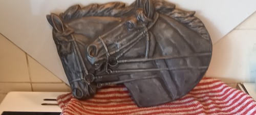 Resin double horse - double, head