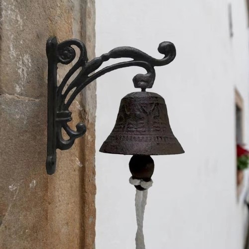 Wall mounted bell vintage cast - wall,
