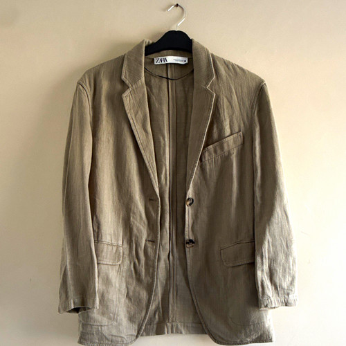 Zara men beige - linen, cotton