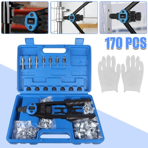170pcs rivet nut tool kit - tool, hand