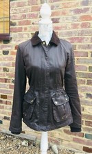 Zara Coat - Brown, Water Resistant, zip & popper to Front, Elastic Waist - SMALL