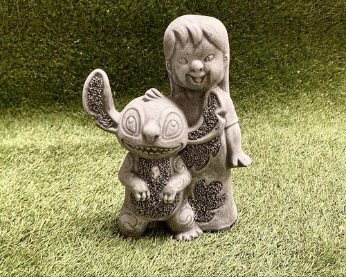 Concrete lilo stitch garden - concrete, &