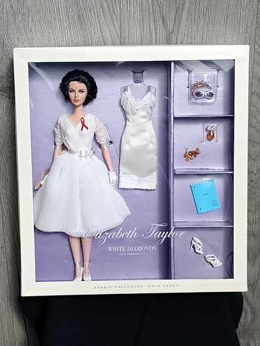 Barbie elizabeth taylor - elizabeth, white
