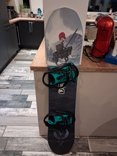 Verdad snowboard with burton - with,