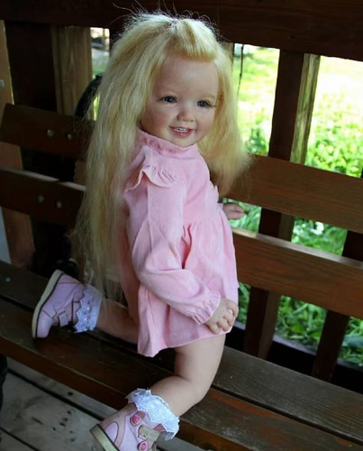 Sweet toddler girl - 28", reborn