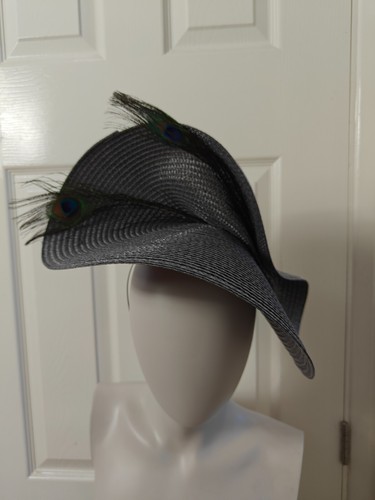 Dark grey large - large, straw