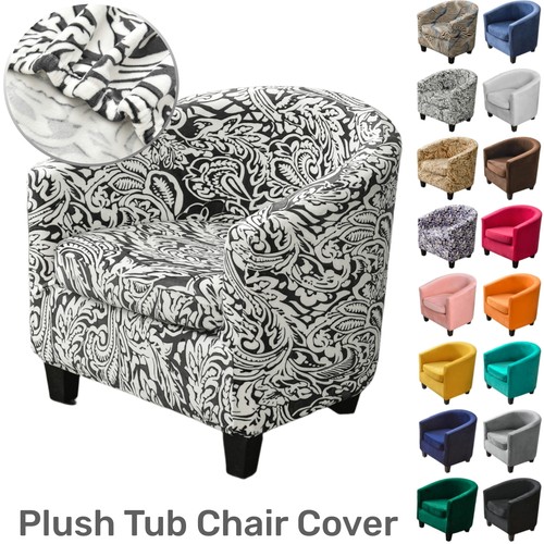 Plush velvet tub - velvet, chair