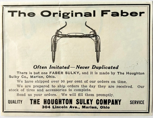 1920 houghton sulky faber - 1920,