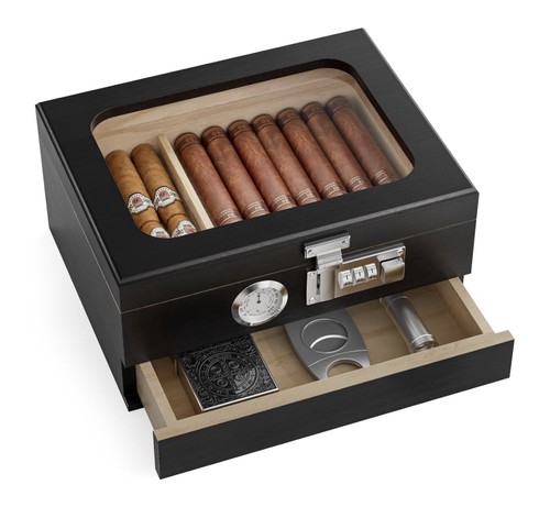 Cigar humidor cedar - wood,