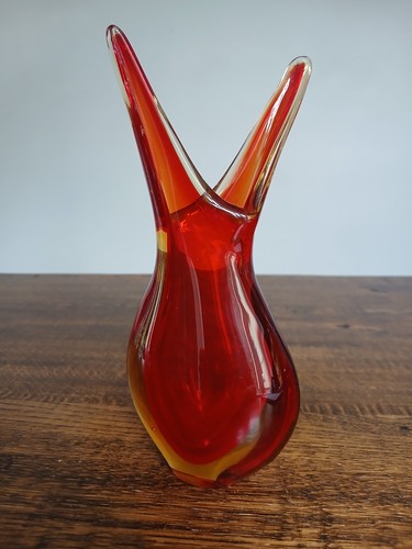 Murano sommerso vase - murano,