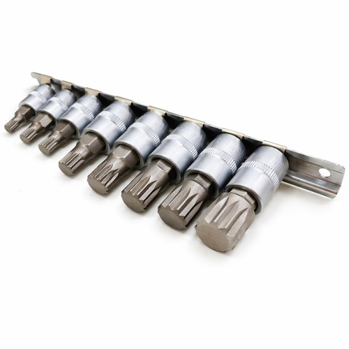 8pc spline bit socket - 8pc,